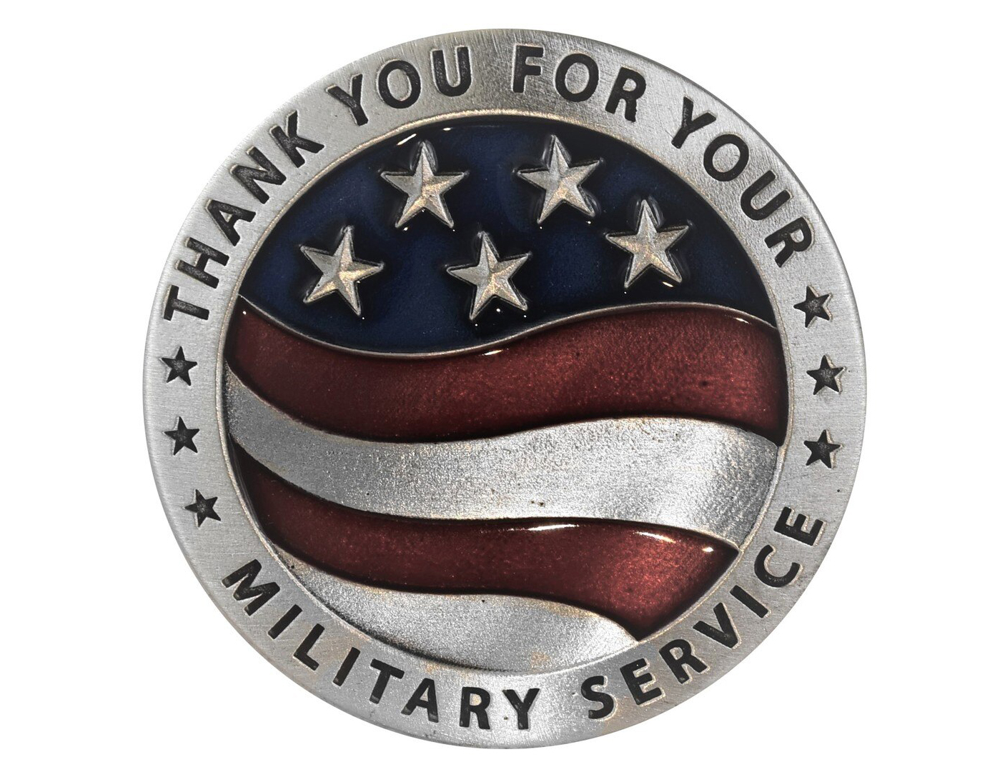 Thank You For Your Service Pin