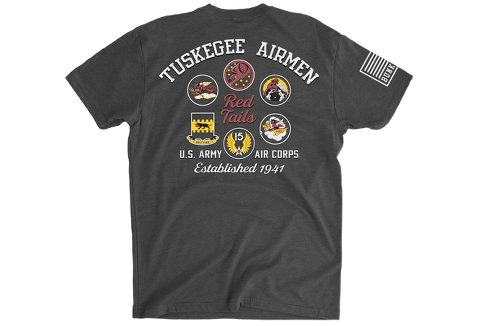 Bunker 27 Tuskegee Airmen Red Tails T-Shirt