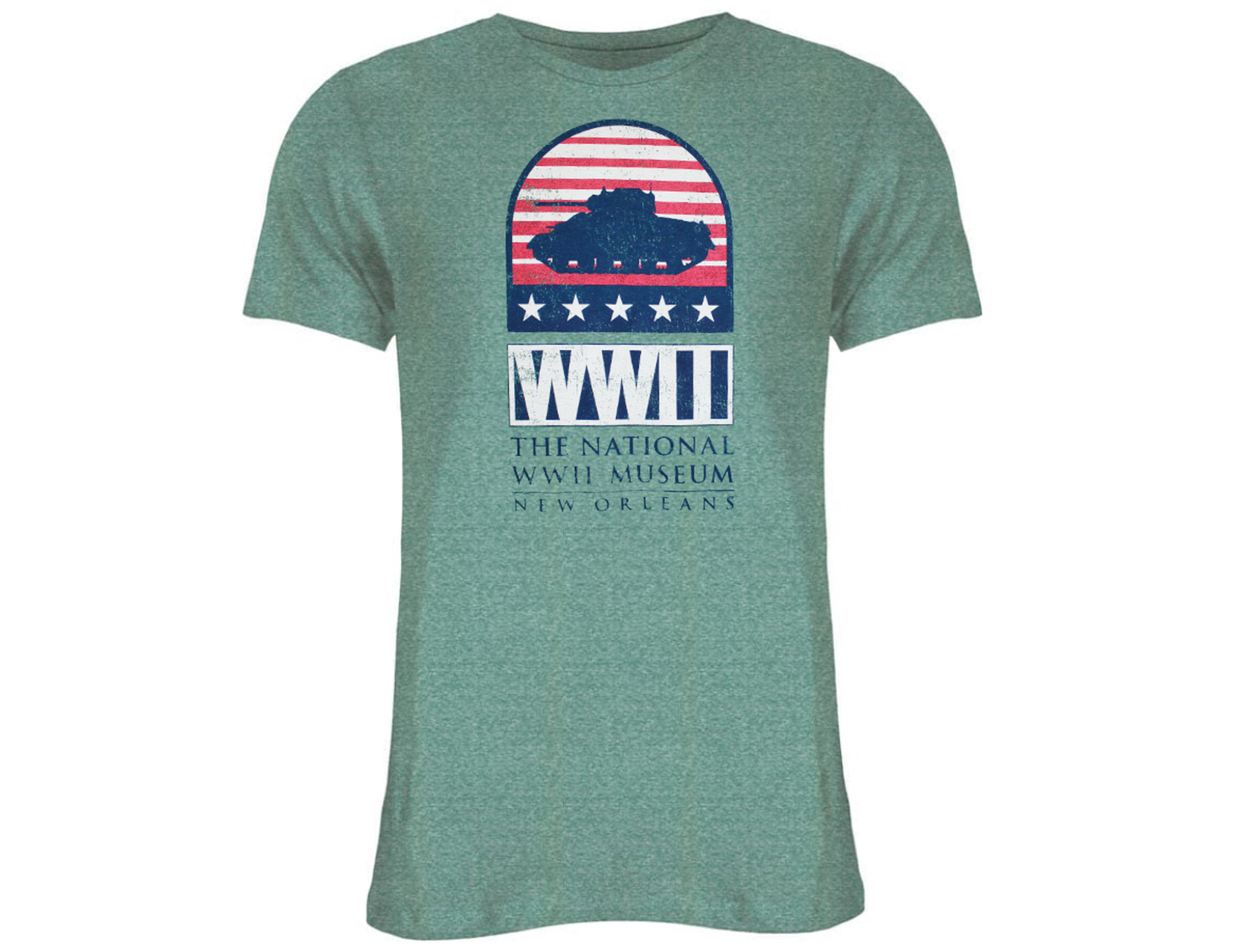 The National WWII Museum Logo Sherman Tank Tee