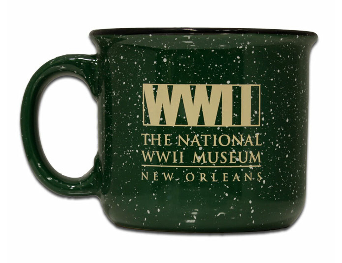 14oz Rustic Mug with The National WWII Museum Logo