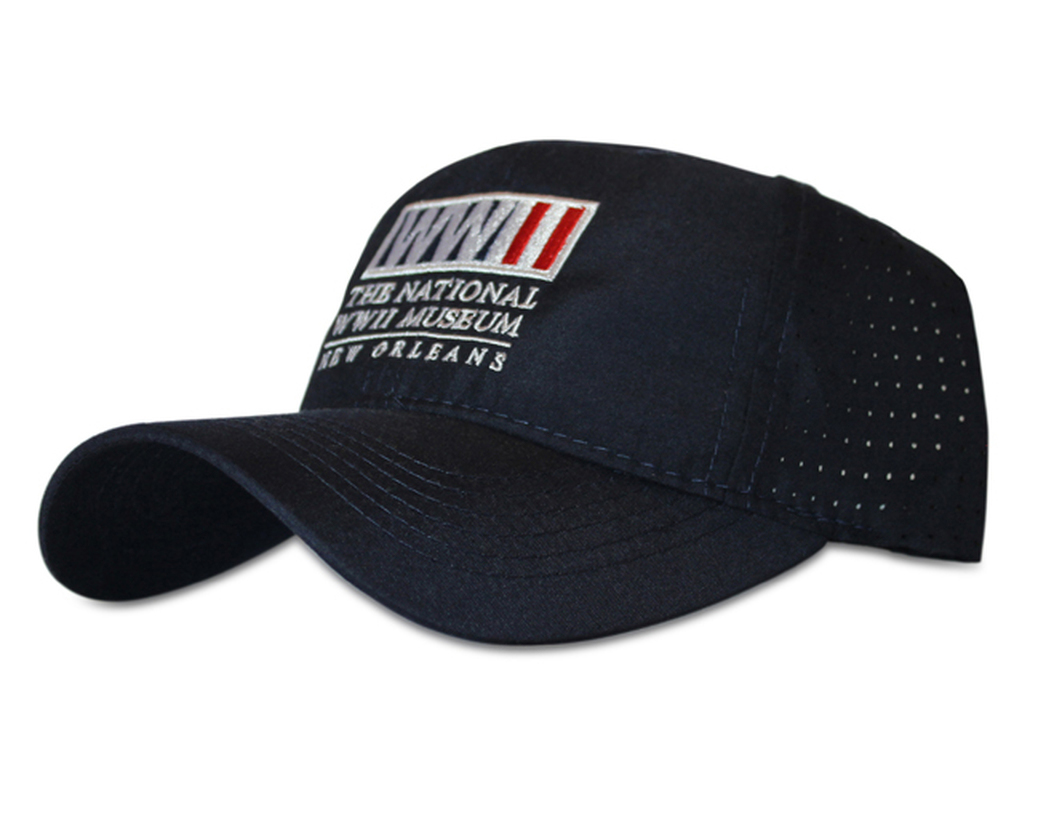 Embroidered National WWII Museum Logo Performance Cap